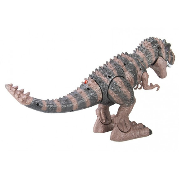 Dinozaur cu efecte lumini și sunet Tyrannosaurus Rex Inlea4fun - cu dungi