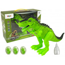 Figurină dinozaur cu efecte lumini și sunet Tyrannosaurus Rex Inlea4fun -  verde deschis Preview