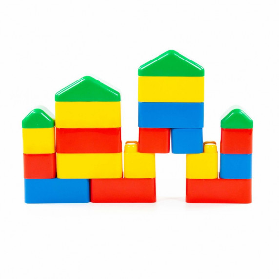 Cuburi din plastic colorate - 20 bucăți - POLESIE 61775