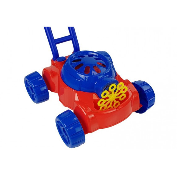 Mașină de tuns iarbă cu suflantă bule - Inlea4Fun BUBBLE MOWER - roșu/albastru