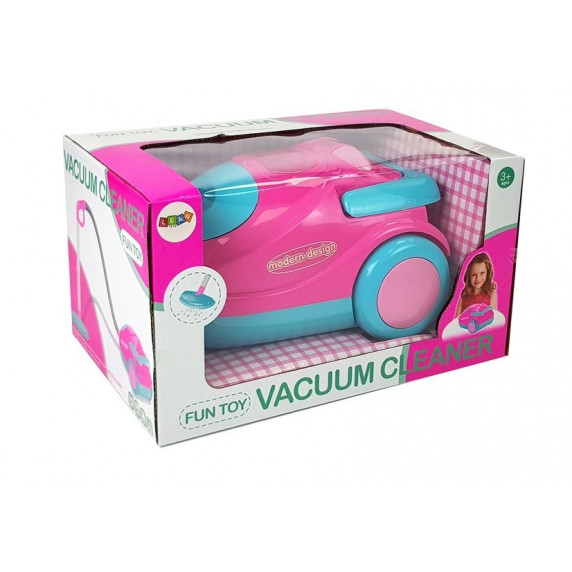 Aspirator de jucărie Vacuum Cleaner Inlea4Fun - roz/albastru