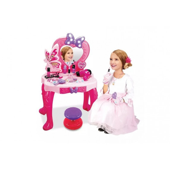 Măsuță de toaletă pentru copii - Inlea4Fun Little princess V95808 - fluture