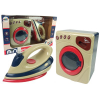 Mașină de spălat și fier de călcat de jucărie - Inlea4Fun MINI APPLIANCE 