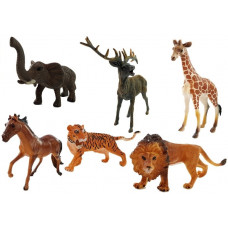 Set figurine de jucărie, animale sălbatice - 6 buc Inlea4fun Preview