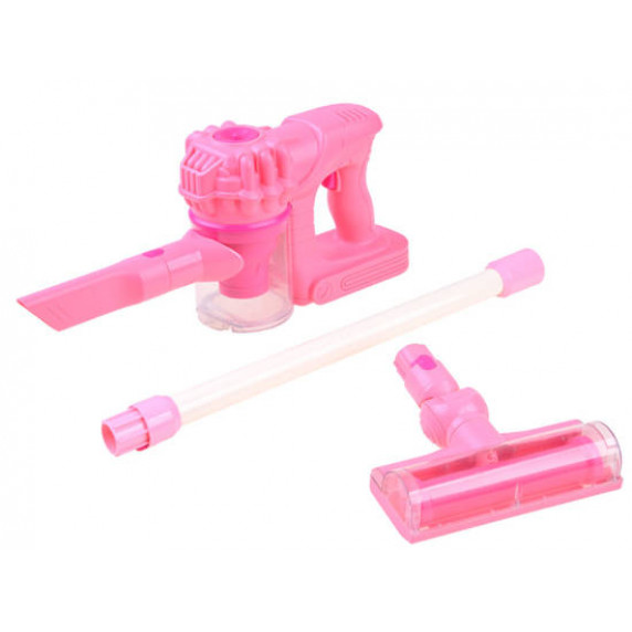 Aspirator de jucărie - Inlea4Fun CLEANING SET- roz