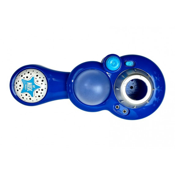 Inlea4fun  Microfon karaoke cu suport - albastru