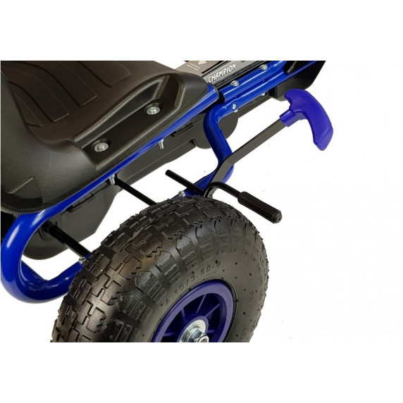 Kart cu pedale - Inlea4Fun SUPER SPEED A-18 - albastru