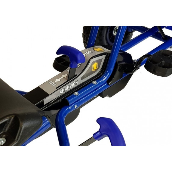 Kart cu pedale - Inlea4Fun SUPER SPEED A-18 - albastru