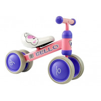 Bicicletă fără pedale - roz - Inlea4Fun BELLO 