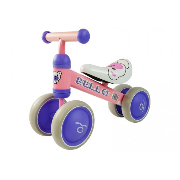 Bicicletă fără pedale - roz - Inlea4Fun BELLO