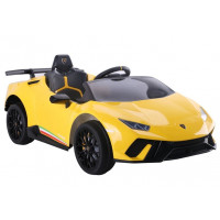 Mașină electrică - galben - Inlea4Fun Lamborghini Huracan 