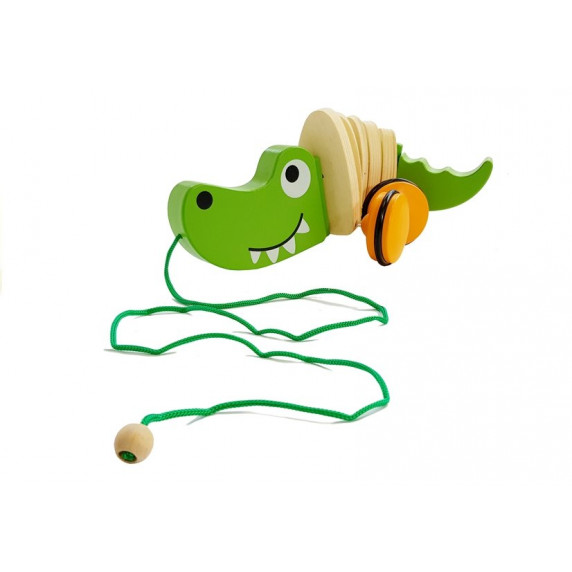 Jucărie de tras - crocodil - Inlea4Fun CARTOON ANIMALS