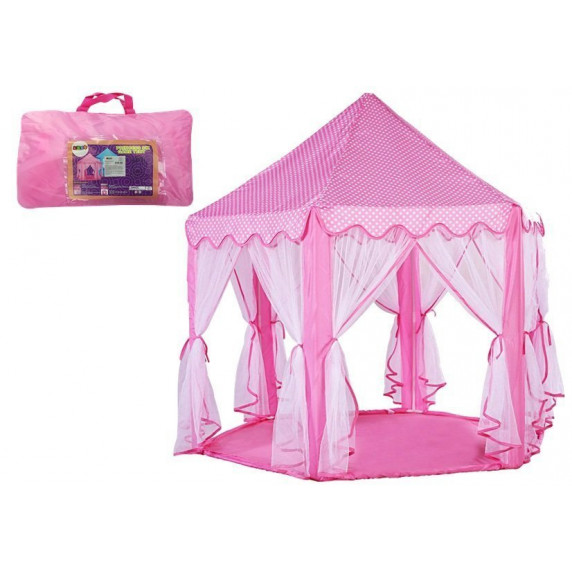 Cort de joacă pentu copii pavilion - roz -  Inlea4Fun PRINCESS - roz