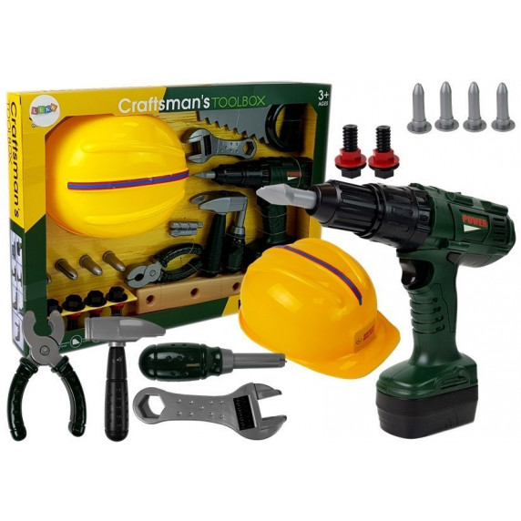 Set unelte de jucărie, Craftsman's Toolbox Inlea4Fun