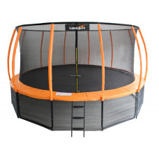 Trambulina 500 cm cu plasă de siguranță internă-LEAN SPORT BEST 16 ft - portocaliu Preview