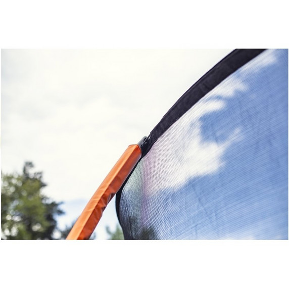 Trambulina 500 cm cu plasă de siguranță internă-LEAN SPORT BEST 16 ft - portocaliu
