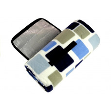 Pătură picnic - 150 x 200 cm - alb/albastru - InGarden Preview