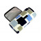 Pătură picnic - 150 x 200 cm - alb/albastru - InGarden