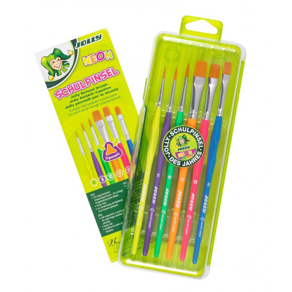 Set pensule - 6 bucăți - JOLLY Ergonomic Brushes