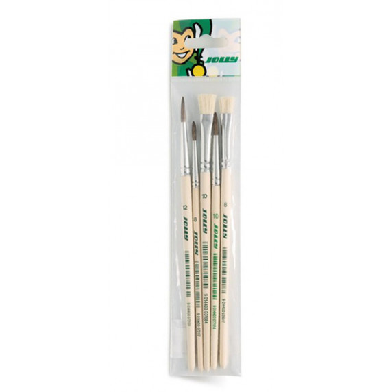 Set pensule - 5 bucăți - JOLLY Set of brushes
