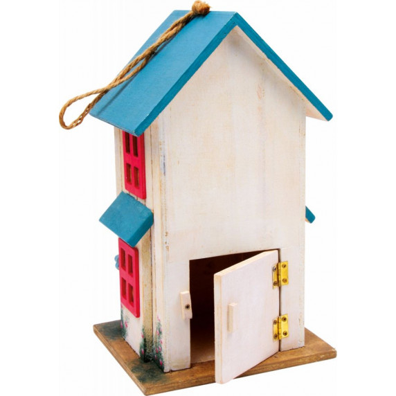 Hrănitor pentru păsări din lemn - LEGLER Birdhouse - albastru