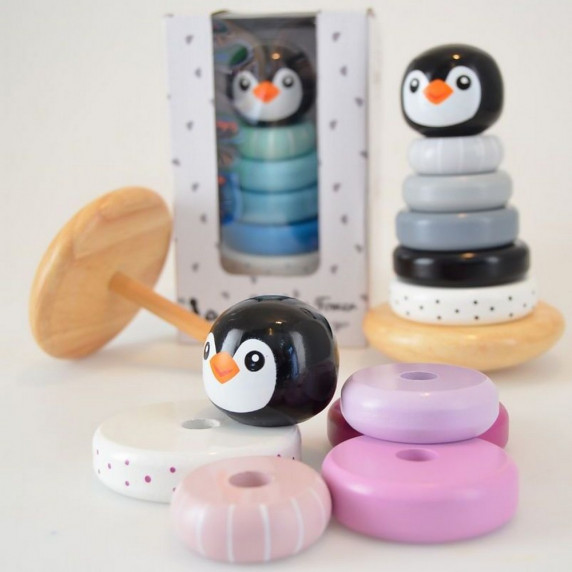 Jucărie pentru copii - pinguin - albastru