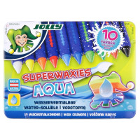 Creioane acuarelă - 10 bucăți - JOLLY Superwaxies Aqua 