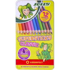 Creioane colorate - 12 bucăți - JOLLY Superstics Classic Preview