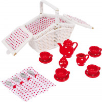 Set de ceai cu coș picnic pentru copii 