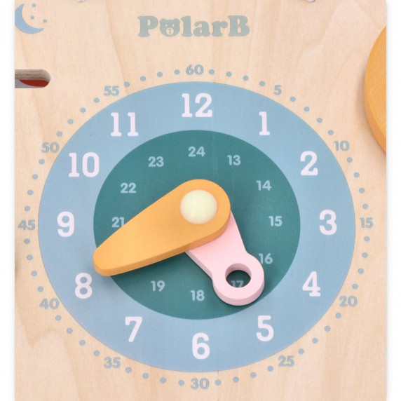 Ceas și calendar din lemn - VIGA PolarB