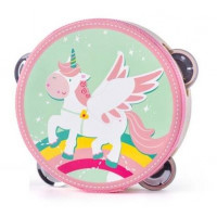 Tamburină pentru copii - unicorn 