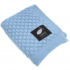 Pătură tricotată pentru copii - LEMONII Cotton Blanket - albastru Preview