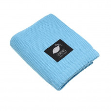 Pătură tricotată pentru copii - LEMONII Baby Blanket - albastru Preview