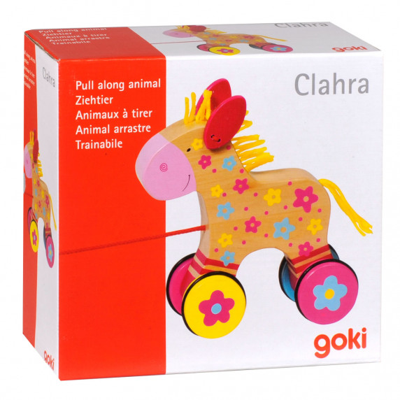 Jucărie de tras - căluț - Clahra GOKI