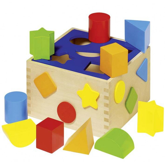 Jucărie cu forme din lemn - Goki SORT BOX