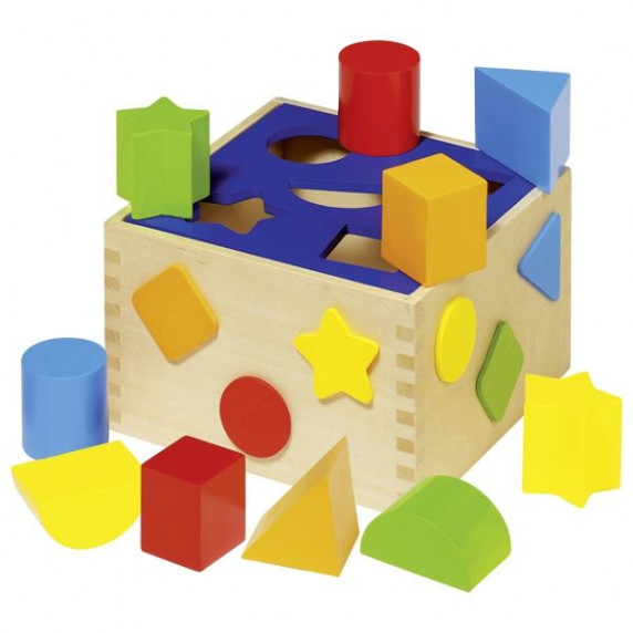 Jucărie cu forme din lemn - Goki SORT BOX