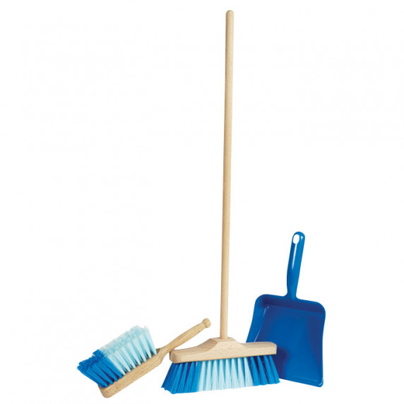 Set de curățenie pentru copii - albastru - GOKI