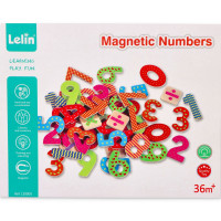Cifre magnetice din lemn - Lelin 