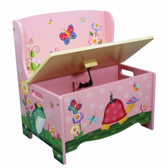 Bancă cu cutie de depozitare pentru copii - FANTASY FIELDS Magic Garden