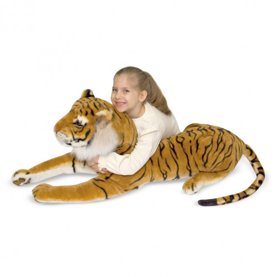 Tigru de pluș 100 cm - Melissa&Doug TIGER GIANT STUFFED ANIMAL