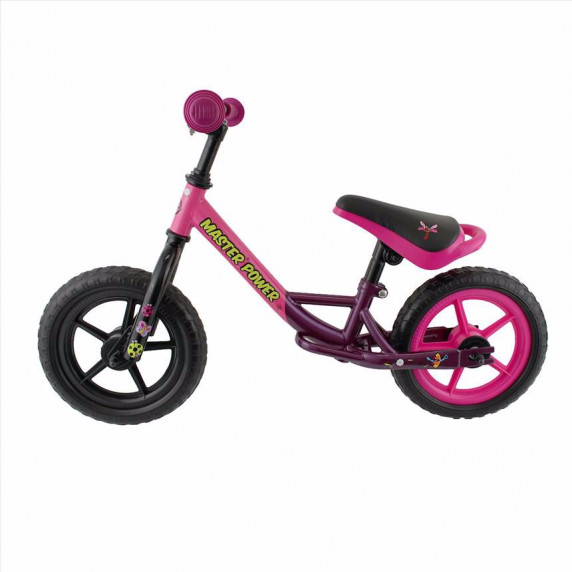 Bicicletă fără pedale - roz - 12" - MASTER Power