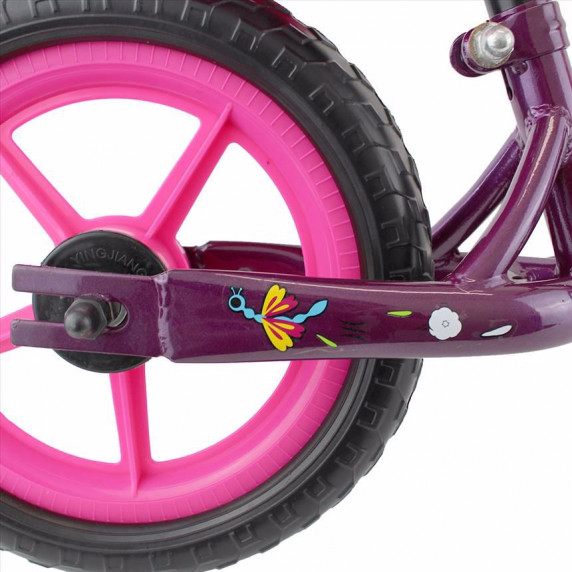 Bicicletă fără pedale - roz - 12" - MASTER Power