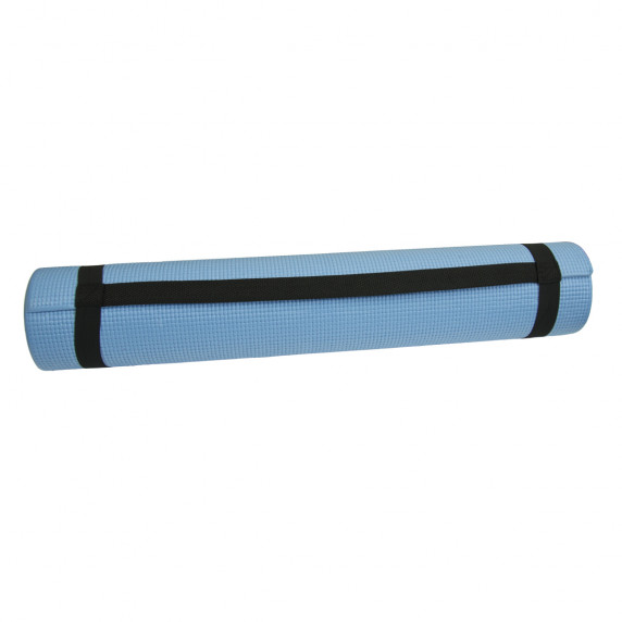 Saltea yoga - 173x61 cm - MASTER Yoga PVC - albastru