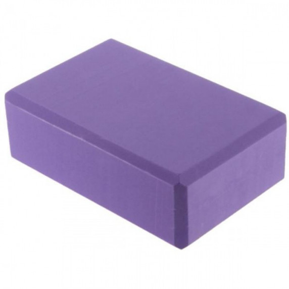 Cărămidă yoga din spumă - 23 x 15 x 7,5 cm - violet - MASTER