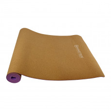 Saltea yoga - 183x61 cm - MASTER Yoga 4 mm - violet, lemn de plută Preview