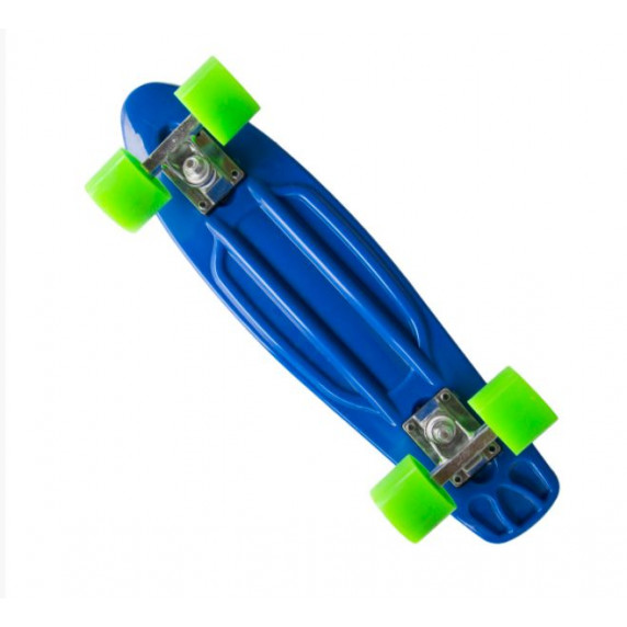 Skateboard plastic albastru  22” Master Penny Board