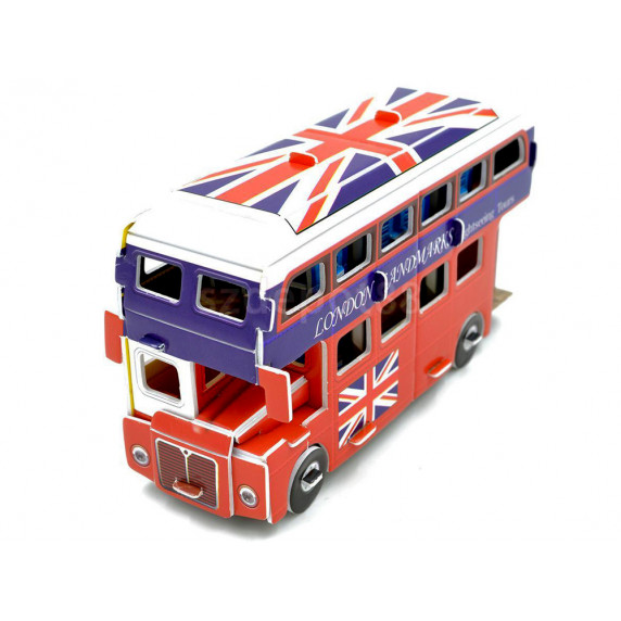 Puzzle 3D - autobuz - MAGIC PUZZLE - 43 elemente