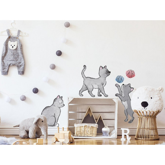 Autocolant perete Animals Cats - pisicuțe
