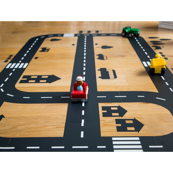 Autocolant podea - autostradă - RACE COURSE