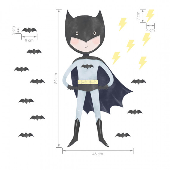 Autocolant perete - Batman SUPERHERO 